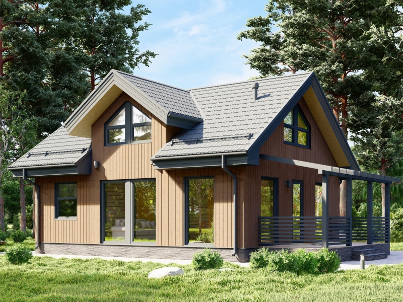 каркасный дом