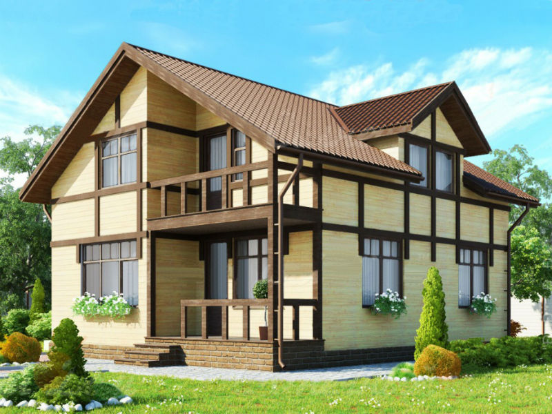 каркасный дом